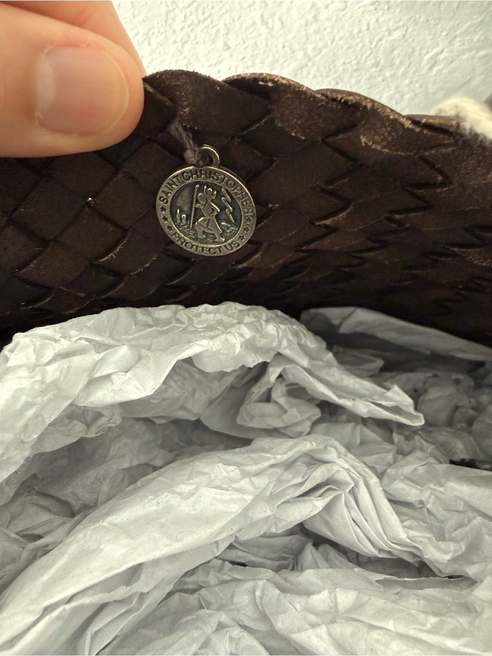 Dragon Diffusion Santa Croce Bag Big Dark Brown - Picture 6 of 13